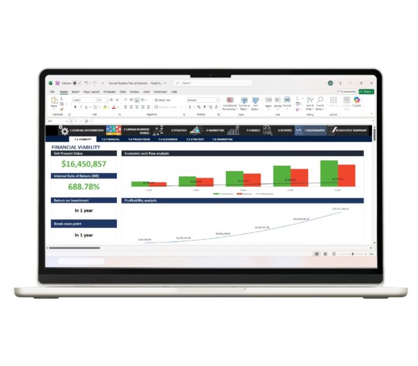 Business Plan In Excel | Downloadable Business Plan Template in Excel format for startups