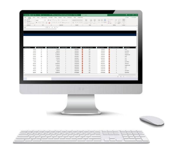 CRM Template Excel