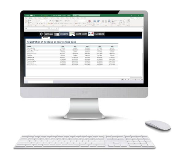 Gantt Chart in Excel