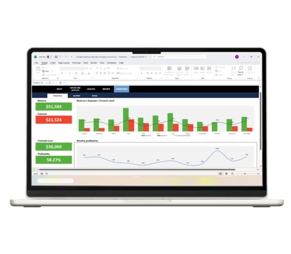Inventories Template in Excel | Excel inventory management template for efficient stock tracking