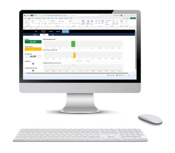 Inventories and Sales Template in Excel