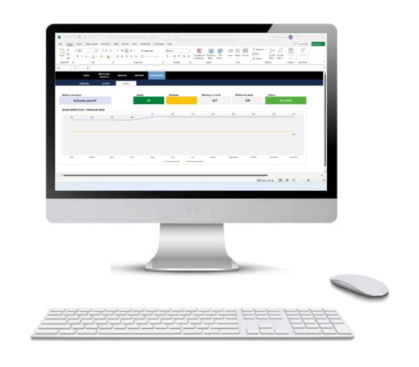 Inventories and Sales Template in Excel