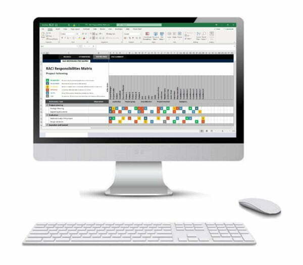 Responsibility Assignment Matrix RACI In Excel