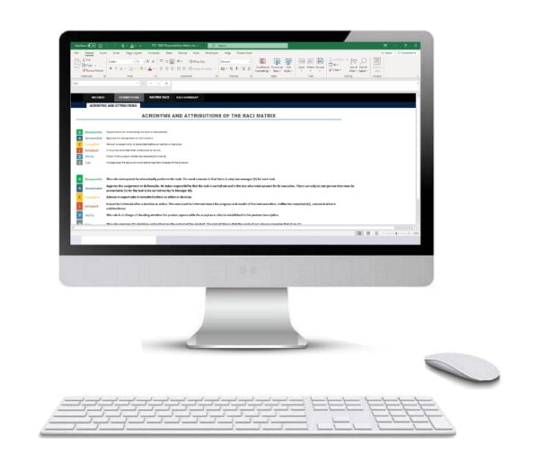 Responsibility Assignment Matrix RACI In Excel