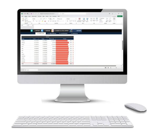 Budget VS Actual Expenses in Excel | Budget in Excel