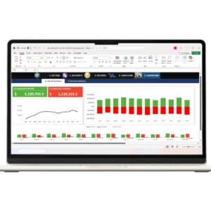 Cash flow spreadsheet in Excel for financial planning