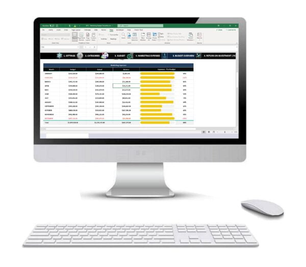 Marketing Budget Template Excel 3