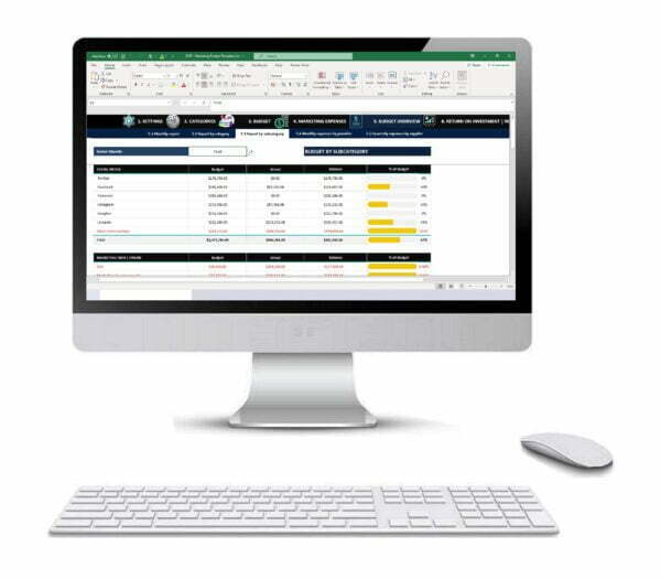 Marketing Budget Template Excel 4
