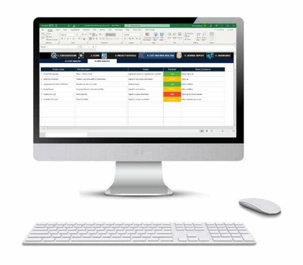 Project Plan Template in excel Project Planning in Excel 6