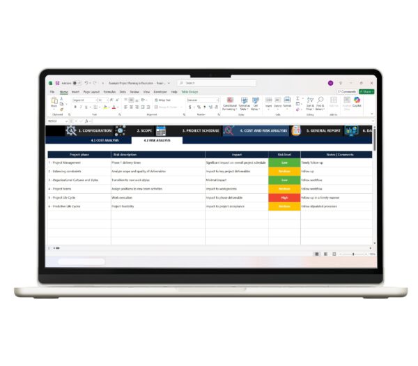 Project Management Excel Temp | Project Timeline Excel Sheet