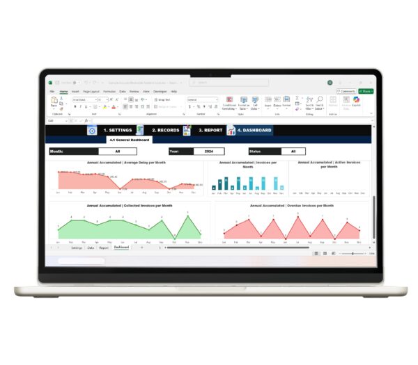Accounts Receivable Tracker in Excel | Accounts Receivable Excel Spreadsheet