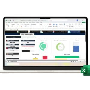 Multi-project management tool in Excel format