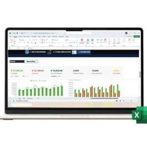 Interactive Excel dashboard for sales tracking